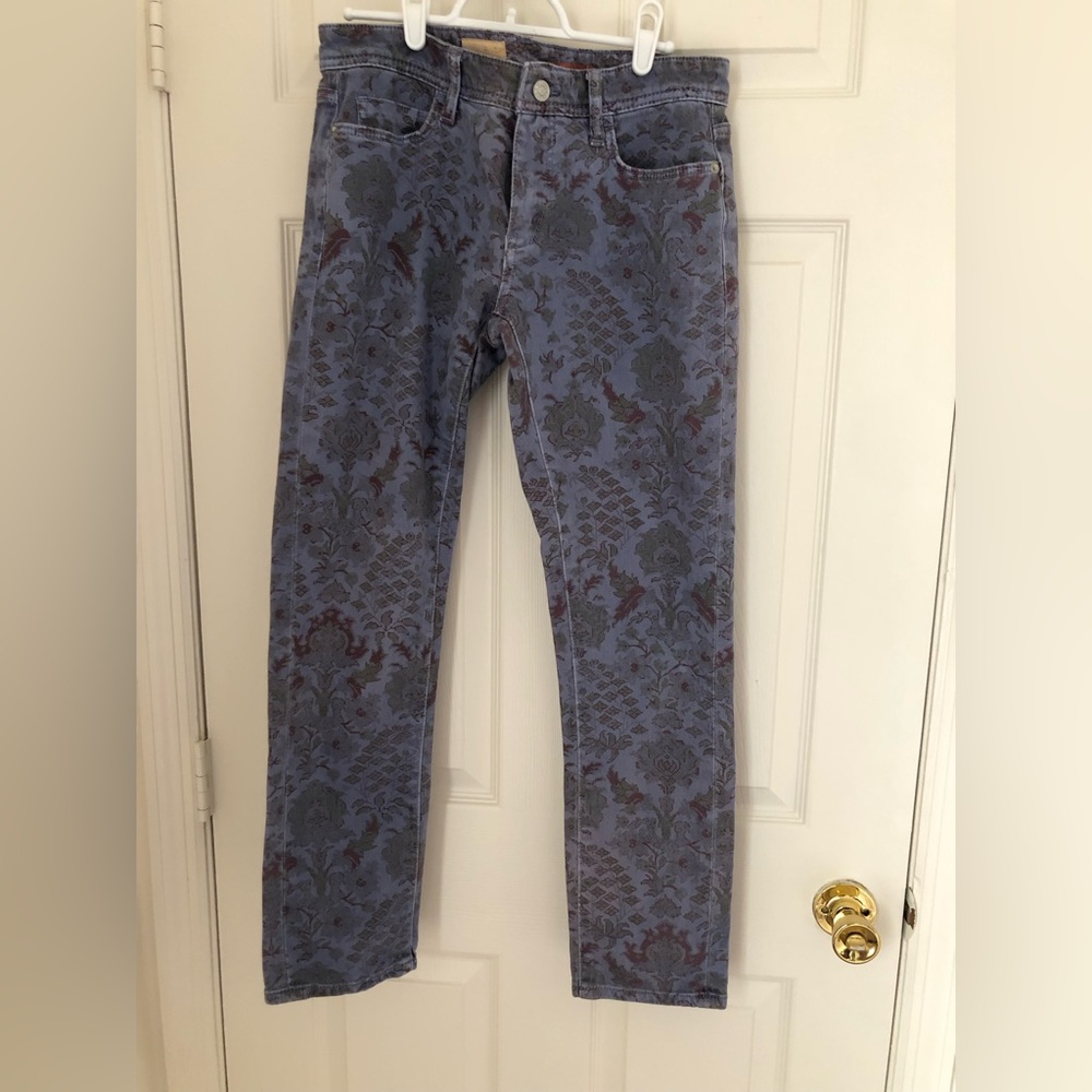 Floral Pilco Boyfriend slim Fit Jeans -Anthropologie y2k inspired - Picture 2 of 8